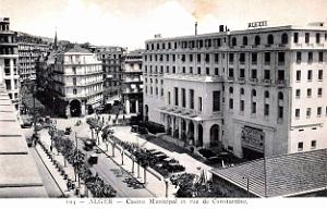Alger - Rue de Constantine - Casino Municipal - Hotel Aletti
